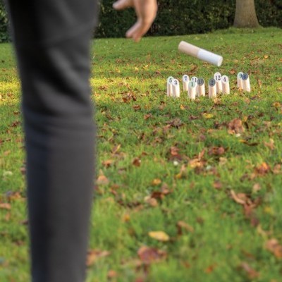 Juego bolos de madera